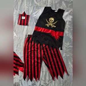 Nwt Pirate Boy Costume Kids Fancy Dress Outfit Pirates Caribbean